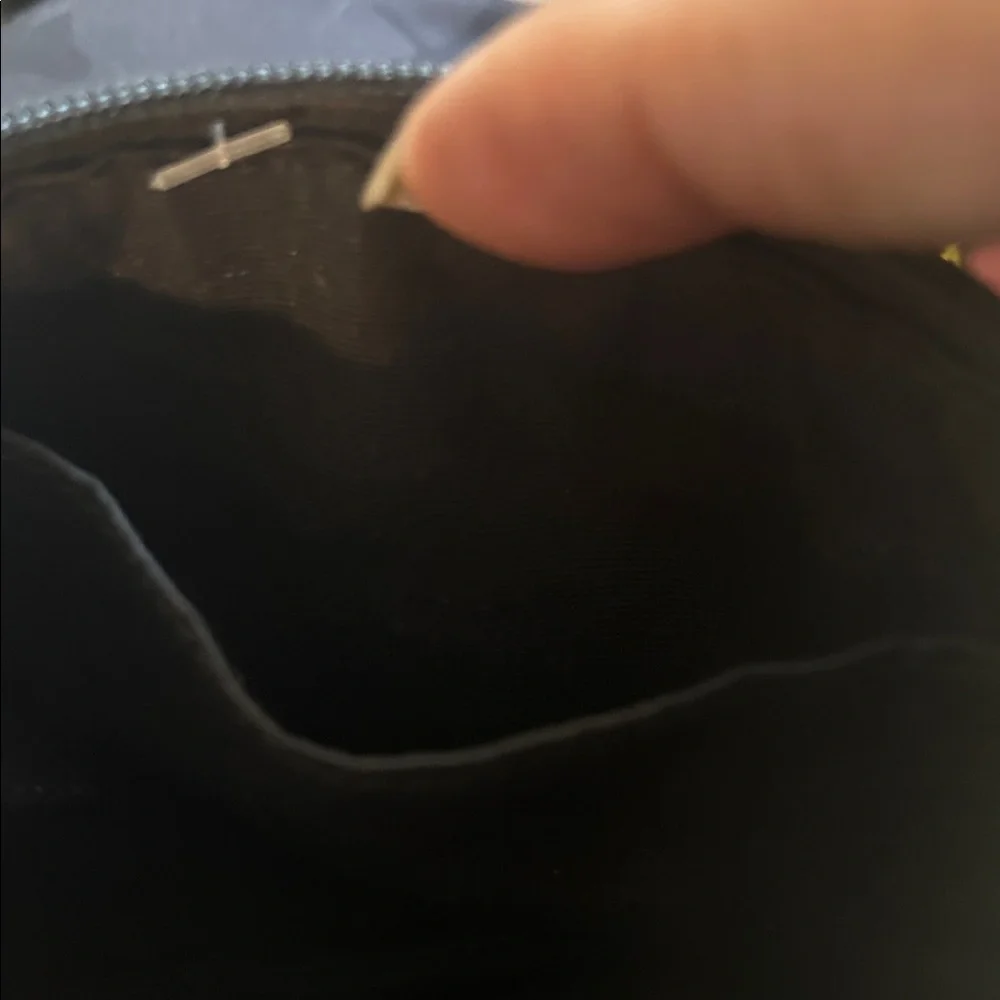 Coach Black Leather Wristlet with Gold Logo - Picture 6 of 8